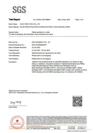 SGS Test Report